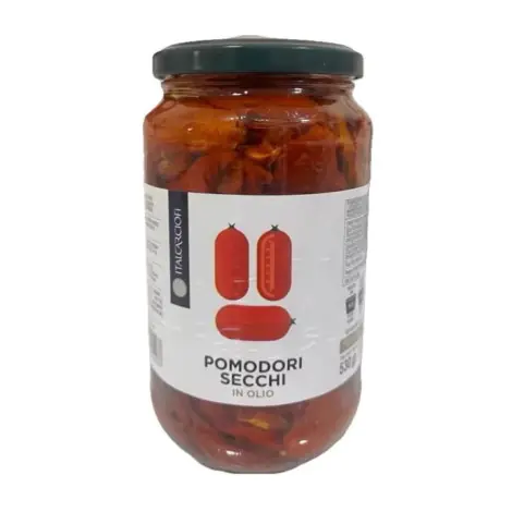 Italcarciofi Sun-Dried Tomatoes in Oil มะเขือเทศอบแห้งในน้ำมัน 580 ml. (05-9321)