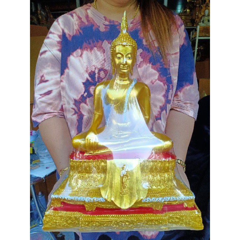 พระปางสะดุ้งมาร หน้าตักพระ9 ฐานกว้าง13 สูง18นิ้ว