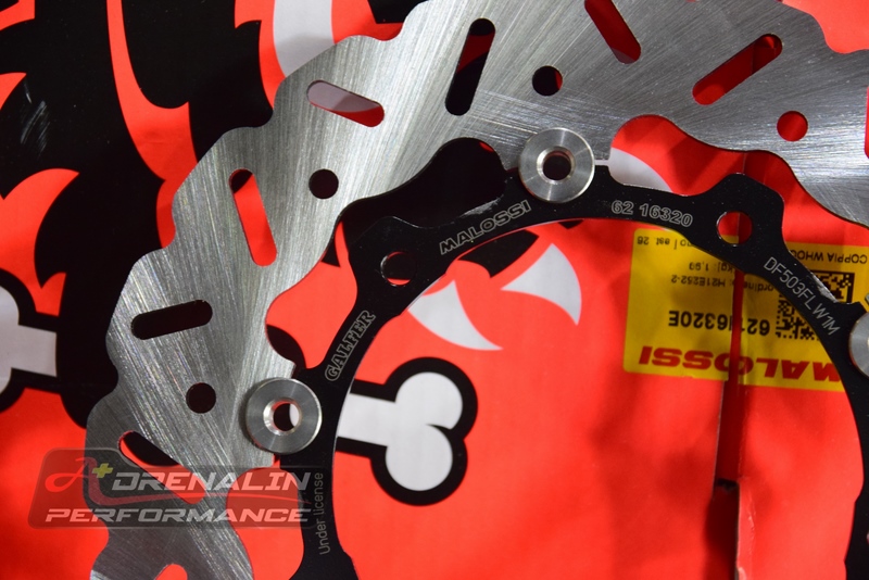 จานเบรค คู่หน้า Malossi สำหรับ Tmax 530 560 ขนาด 267mm full floating