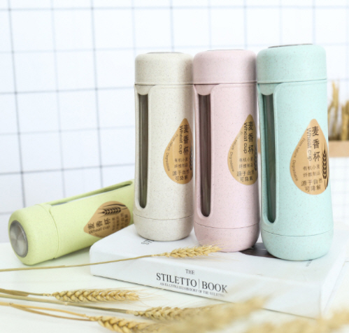 ขวดน้ำ,กระบอกน้ำฟางข้าวสาลี,แก้วน้ำECO