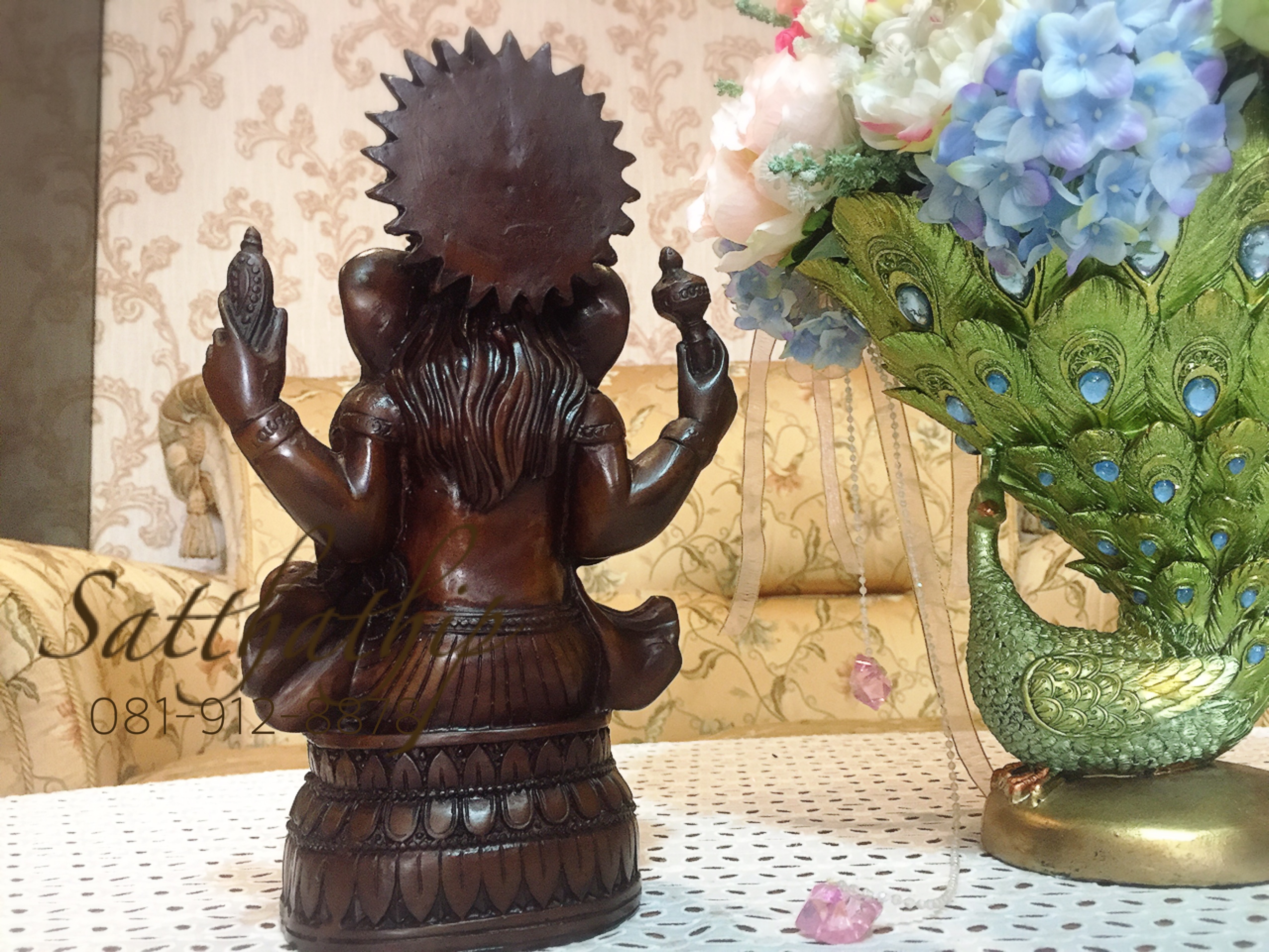 [สินค้าหมด - sold out***] พระพิฆเณศ ปางอ่านหนังสือ (เรซิ่น) - Ganesha: Lord of Success