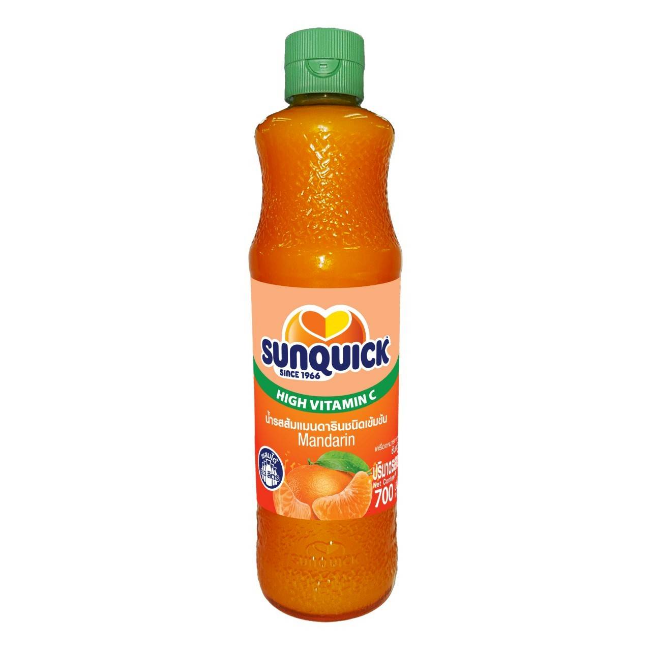 น้ำส้มแมนดารินมิกซ์ ชนิดเข้มข้น ซันควิก 700 มล. Sunquick Mandarin Mix 700 ml. (05-0982)