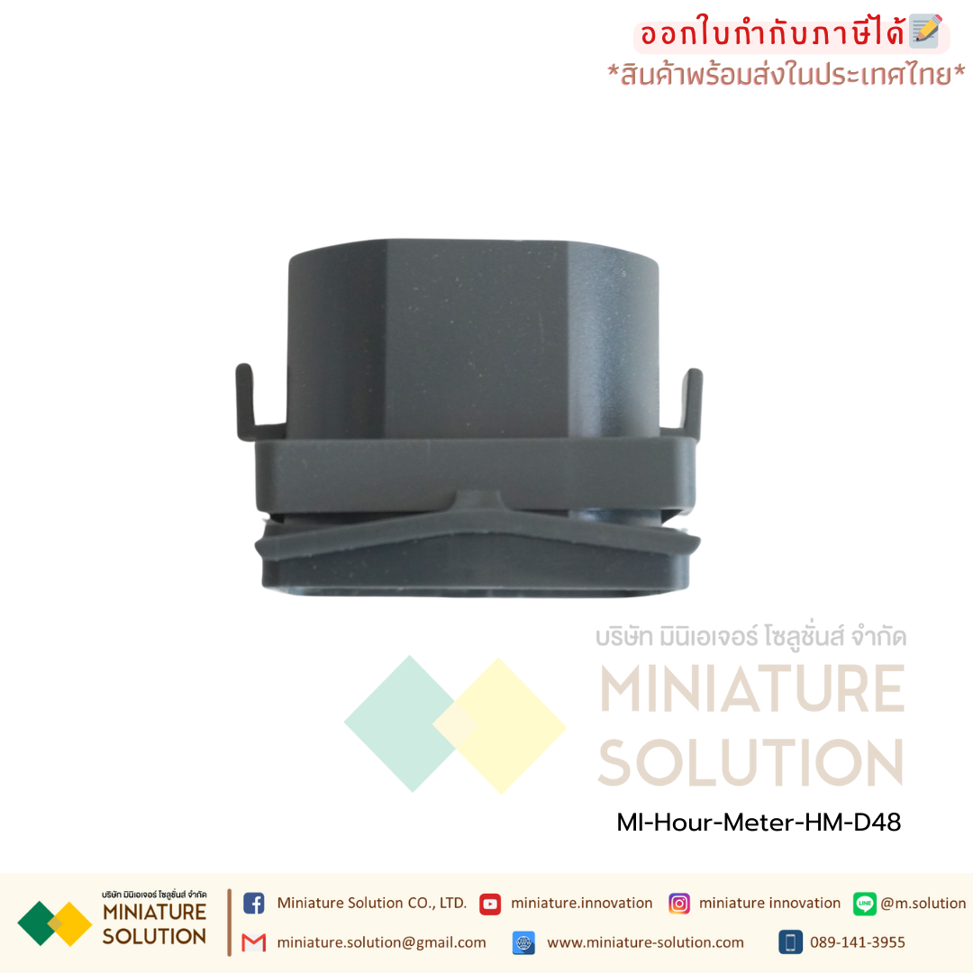 BERM Hour Meter เครื่องนับชั่วโมงการทำงาน Hourmeter Gauge ดิจิตอล อนาล็อก 220VAC (HM-1 / 1R / 1BIG / 2R / D48)