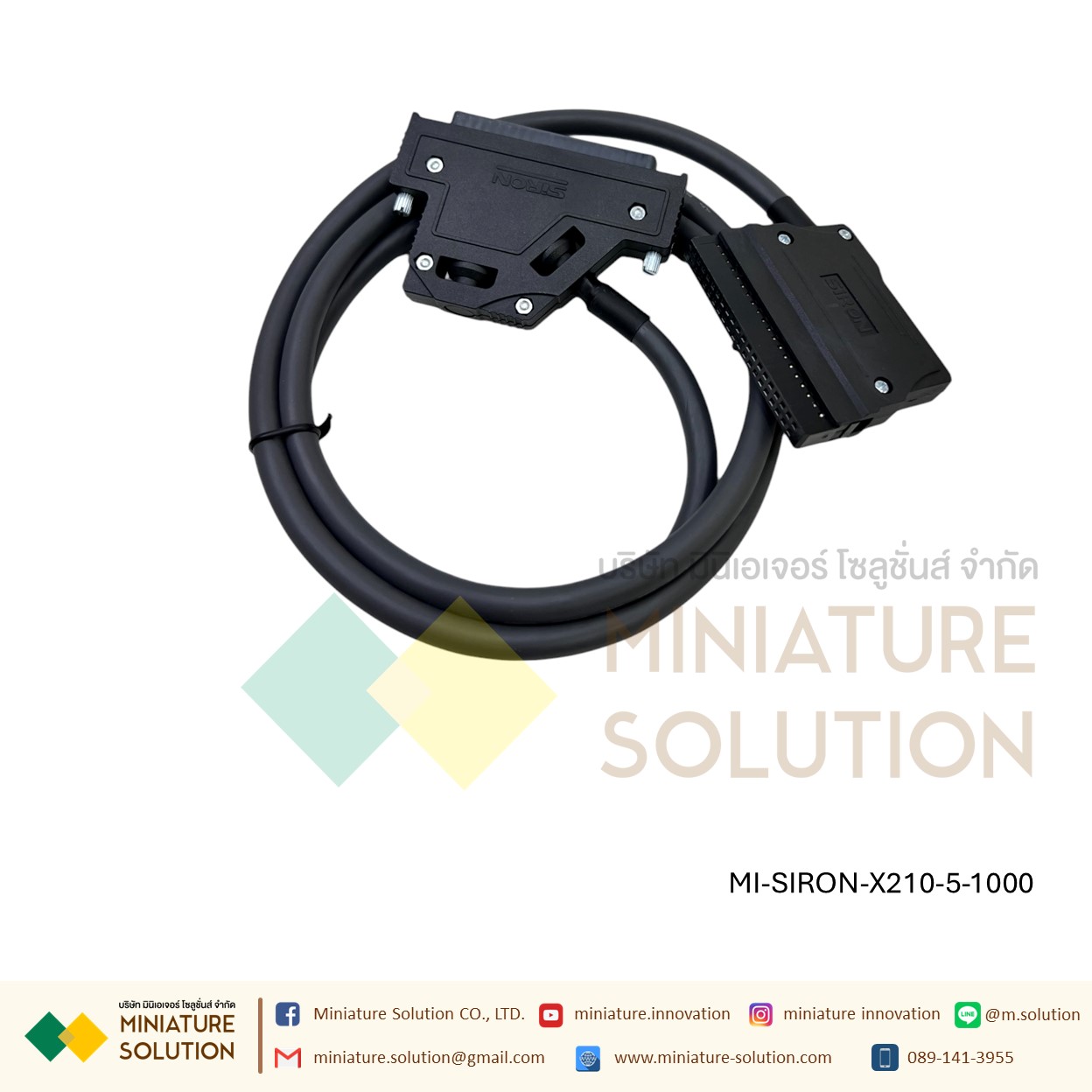 SIRON X210 สายเชื่อมต่อกับ T001 T022 กับ PLC CJ1W FX1NC FX2NC MITSUBISHI/Q SERIES QX41/42