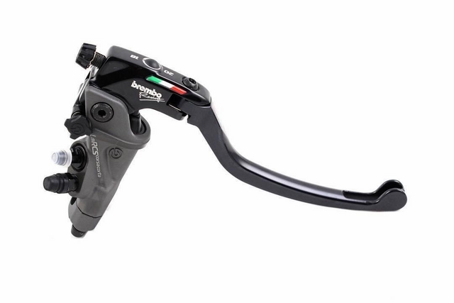 กระปุกน้ำมันเบรค AEM Factory ไทเทเนียม สำหรับปั๊ม Brembo corsa corta / RR แบบไม่ต้องใช้ขาจับ ราคาต่อข้าง