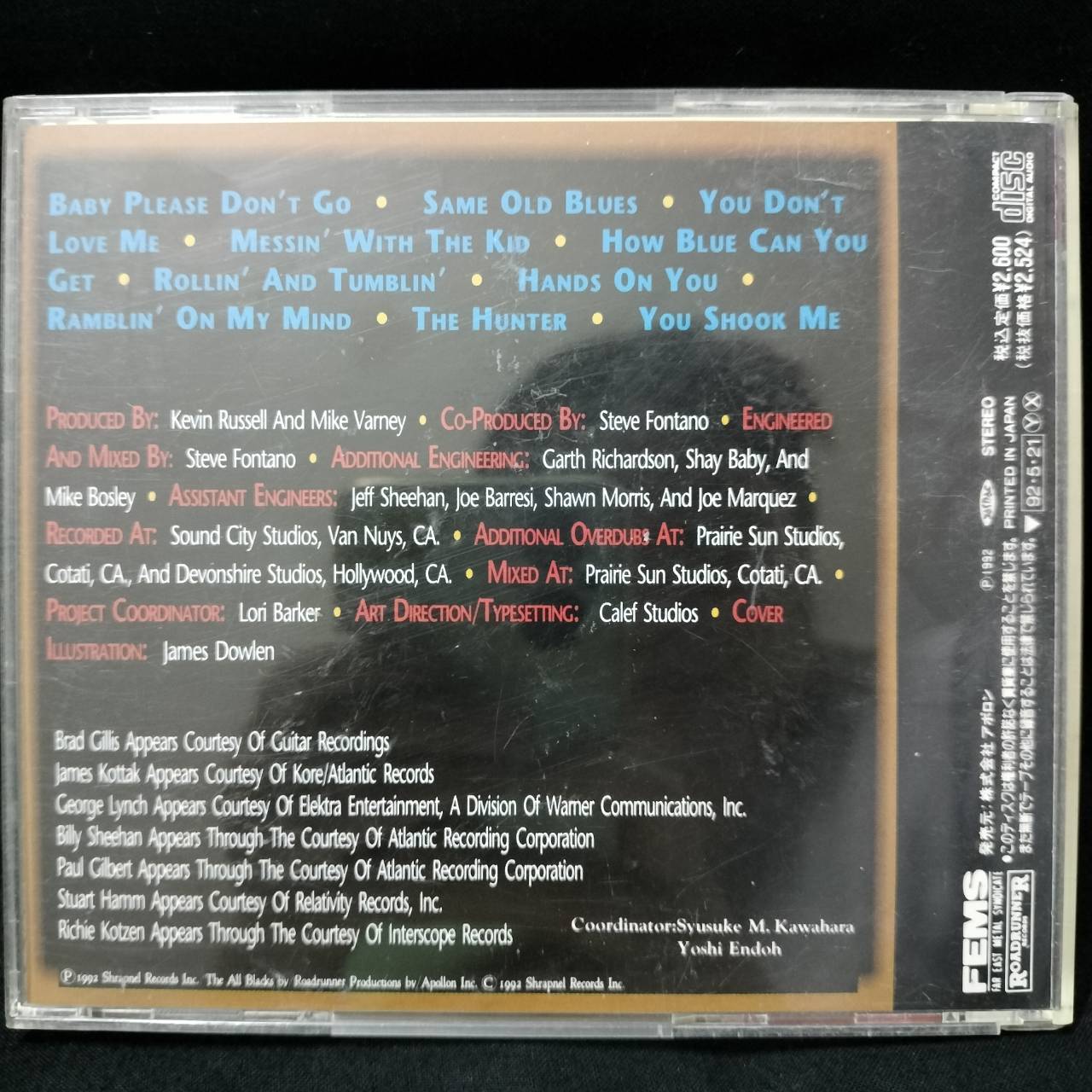 Various – L.A. Blues Authority / JAPAN / มีรอยบ้าง / มี Obi(ยับบ้าง)