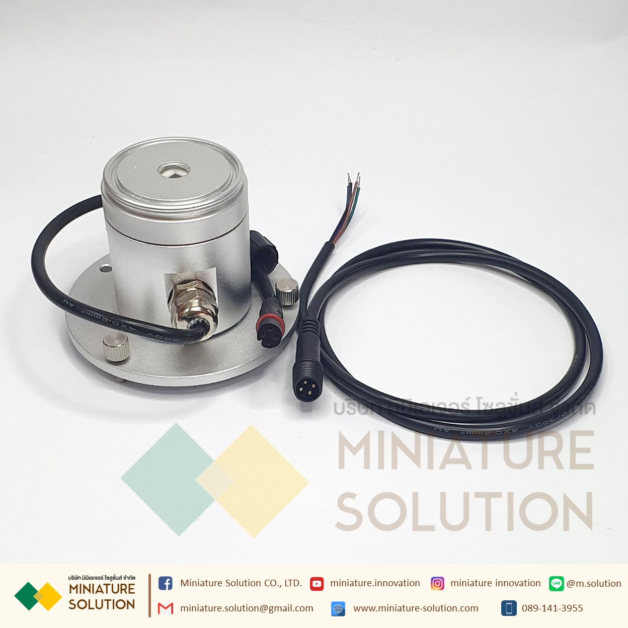 Aluminum shell UV transmitter UV sensor OUTPUT RS485 เซ็นเซอร์วัดแสงยูวีส่งค่าออกเป็น RS485 Ultraviolet Sensor Sunlight Intensity Transmitter High Precision UV Index Test Ultraviolet Detector (VMS-300AL-UV-N01) (0 ~ 15mW /cm2)