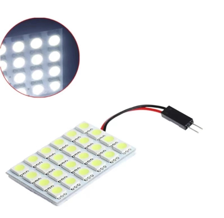 ไฟเพดาน LED 24ชิป F5630 24V ไฟในเก๋ง ไฟห้องโดยสาร สำหรับรถบรรทุก