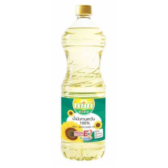 น้ำมันเมล็ดทานตะวัน ตรา หยกเอ็กซ์ตร้า Yok Extra Sunflower Oil 1 Ltr. (04-8827)