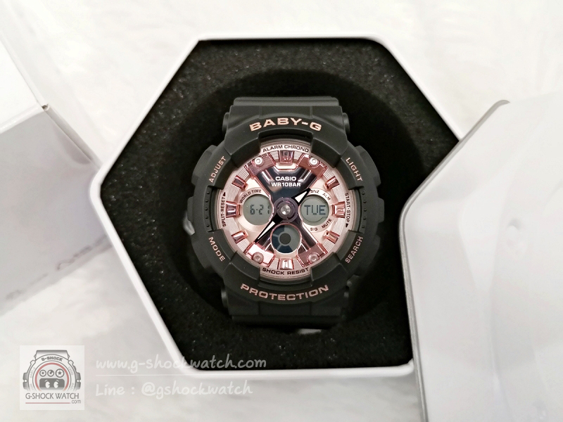 CASIO BABY-G นาฬิกาข้อมือ นาฬิกากันน้ำ นาฬิกาของแท้ ประกันศูนย์ CMG 1 ปี รุ่น BA-130-1A4