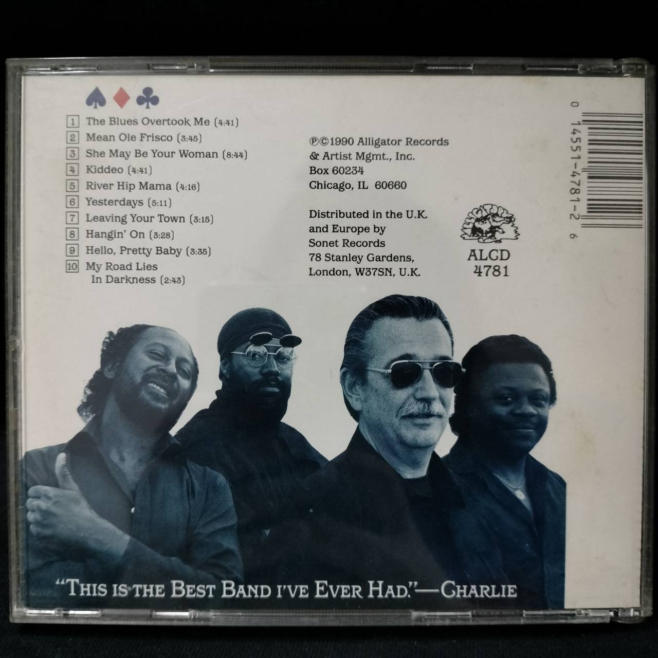 Charlie Musselwhite – Ace Of Harps / ไม่ระบุ / แผ่นโปรโม / มีรอยบ้าง