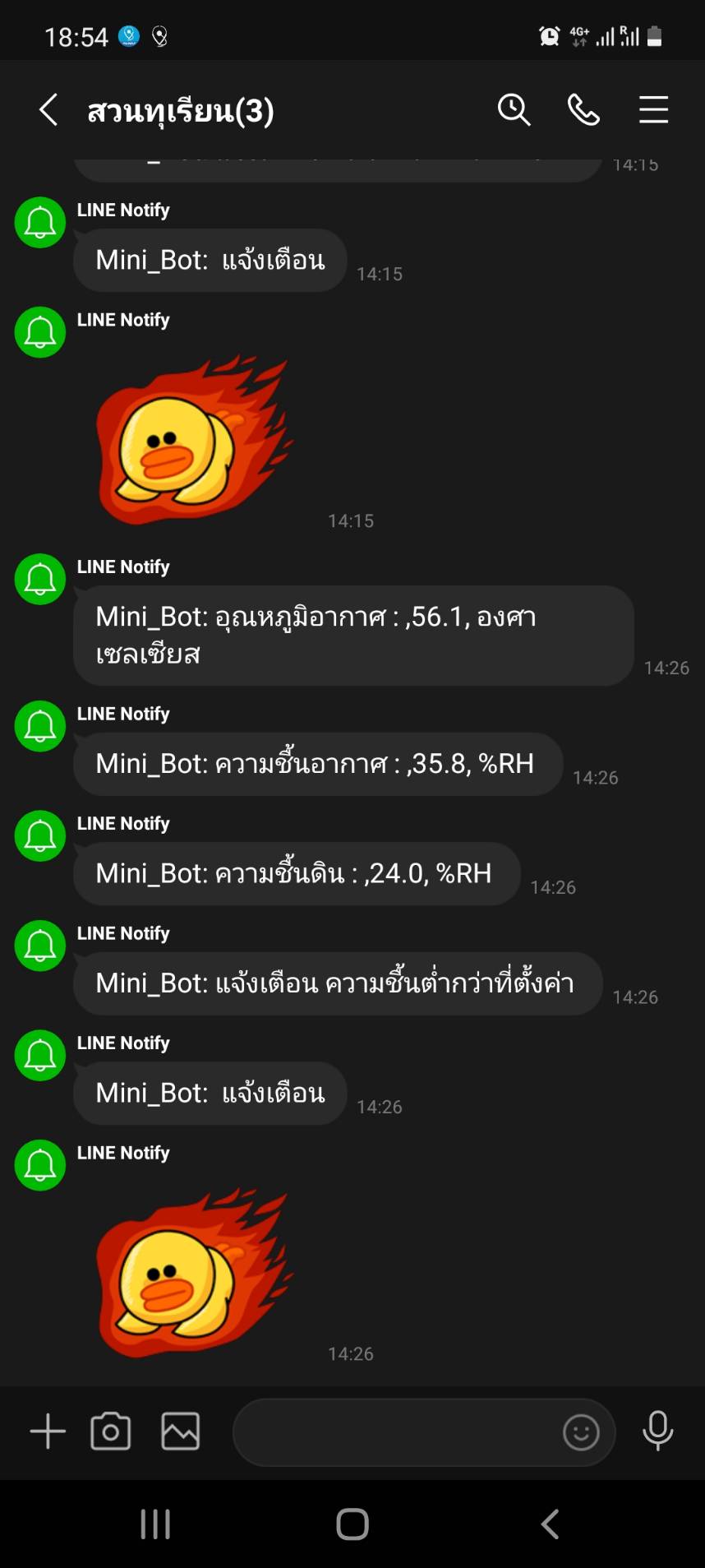 IOT ชุดระบบแจ้งเตือนสถานะต่างๆภายในโรงเรือน สวน แปลงผัก