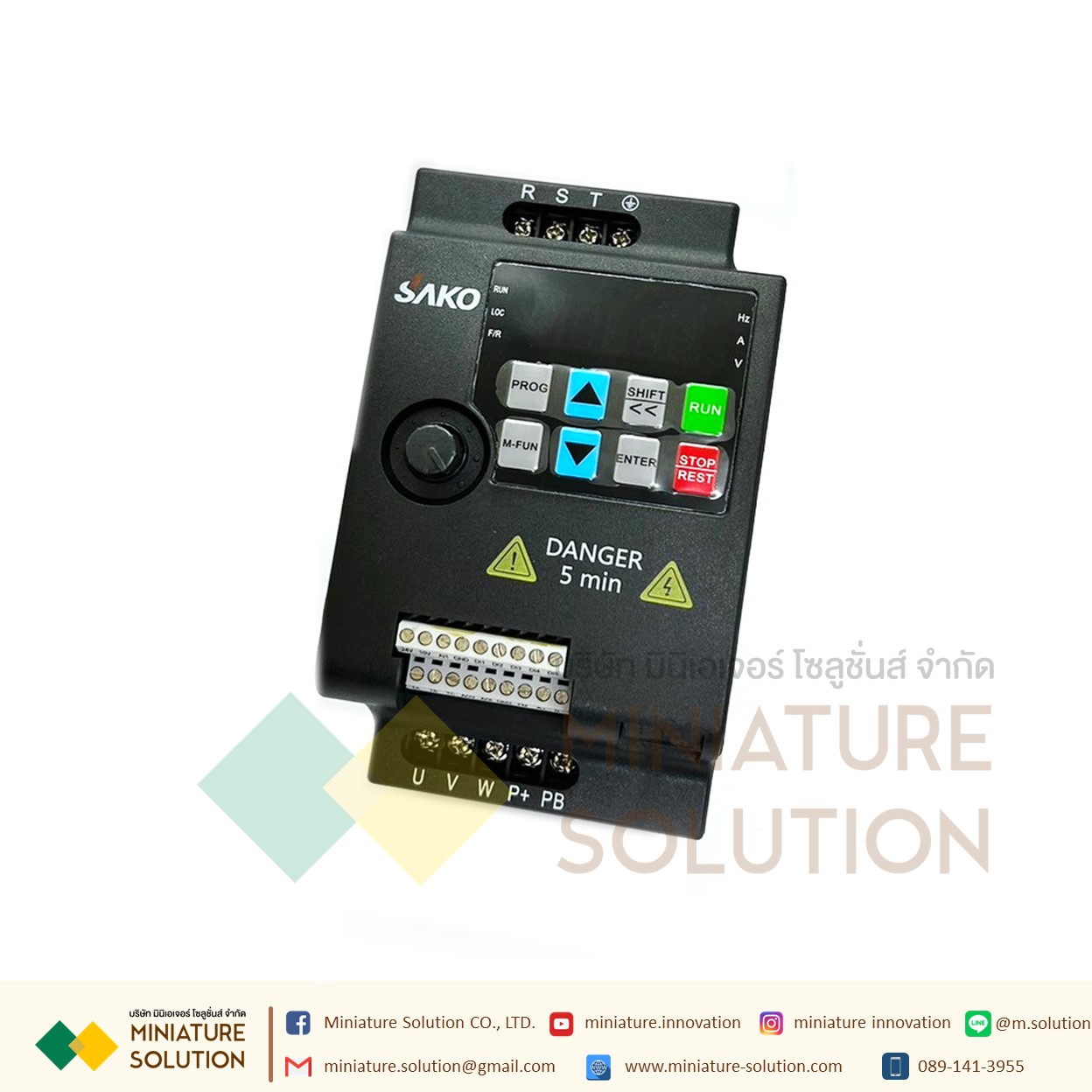 SAKO SKI780 1.5Kw Mini Vfd อินเวอร์เตอร์แปลงความถี่ตัวแปลงสําหรับมอเตอร์ 380VAC -> 380VAC