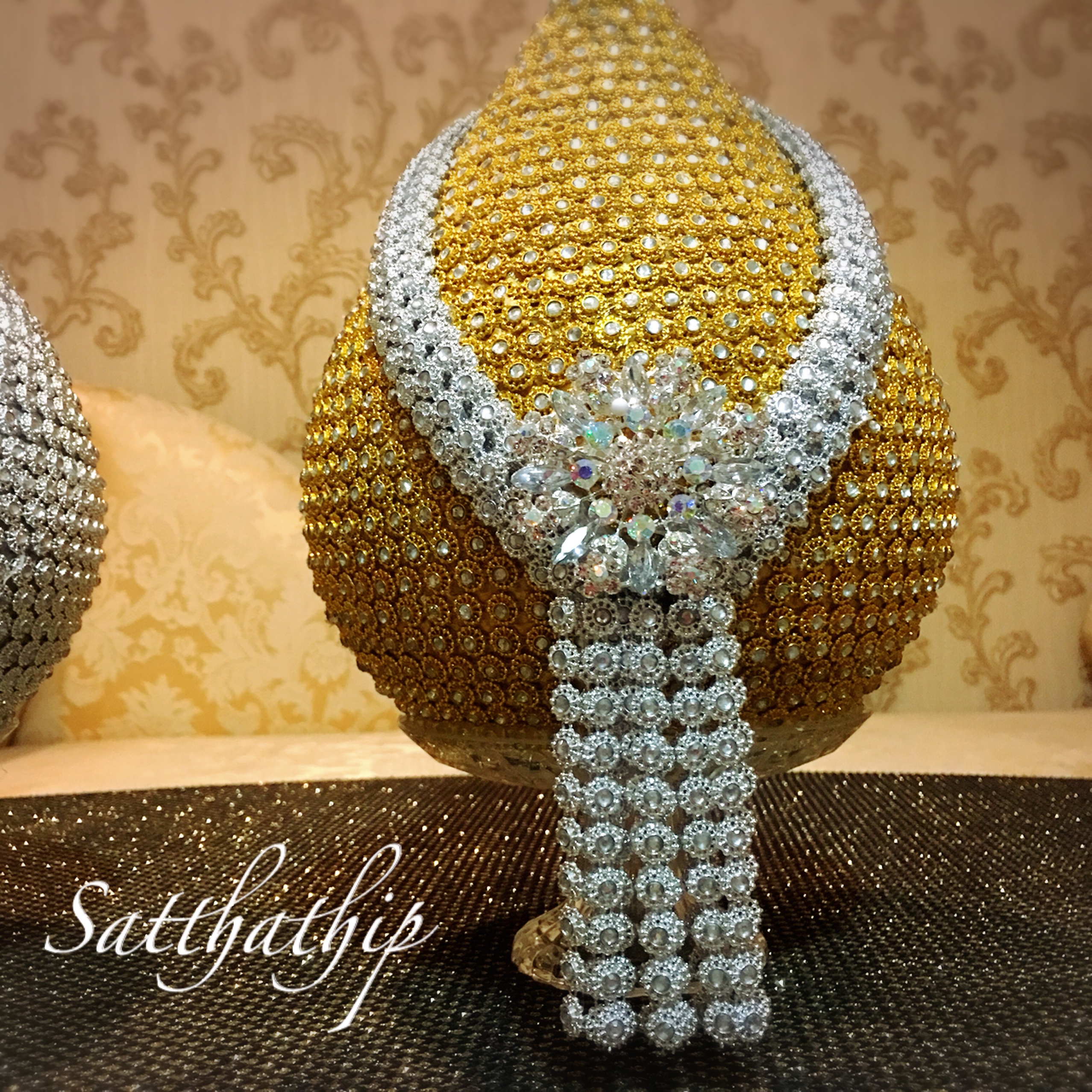 พานพุ่ม - พานพุ่มสักการะ - พานพุ่มเงินทอง - พานพุ่มนพเก้า - Phan bush