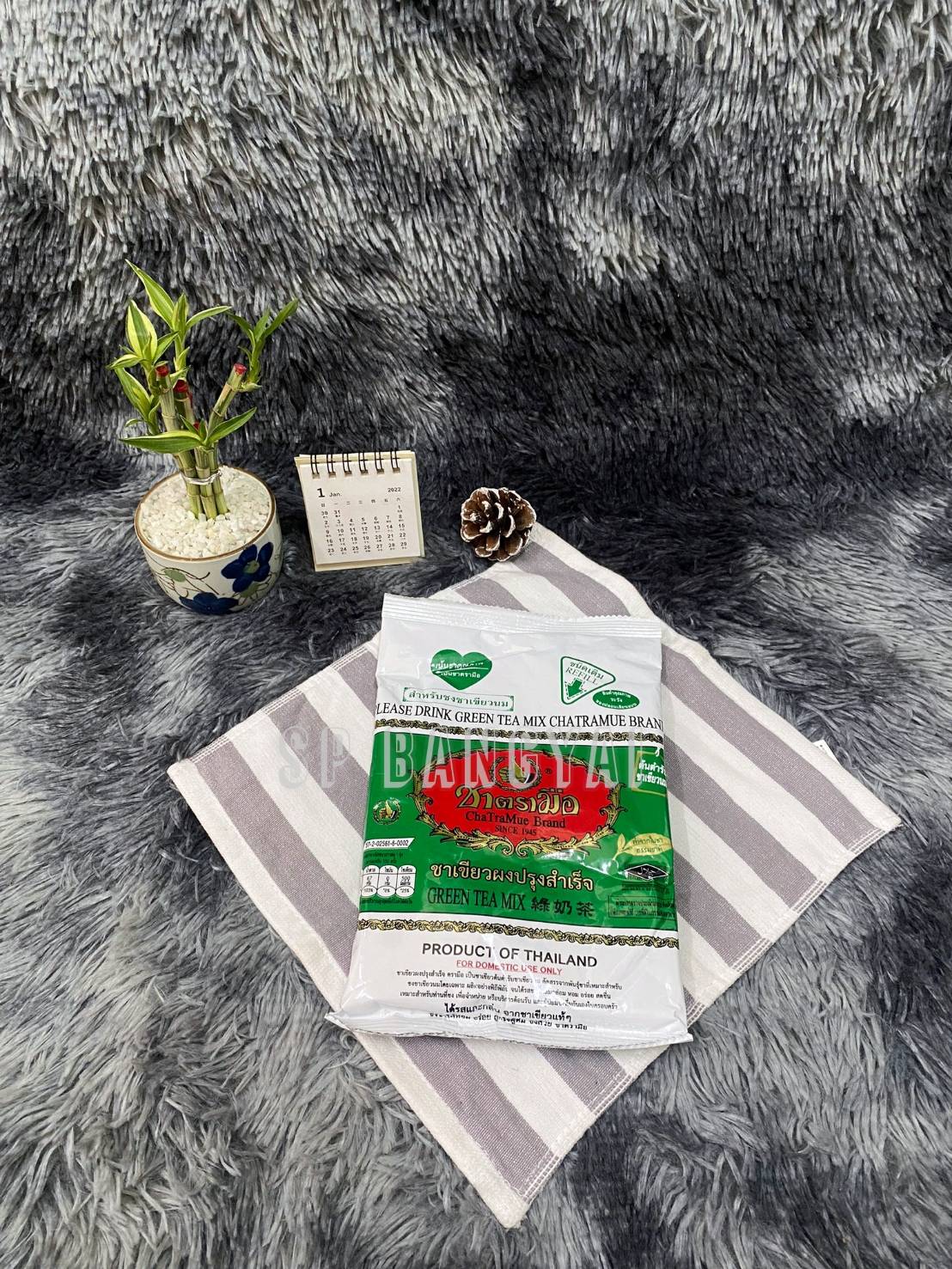 ชาตรามือ ชาผงสำเร็จรูป ตรามือ ชนิดถุงเติม ขนาด 200-400 กรัม
