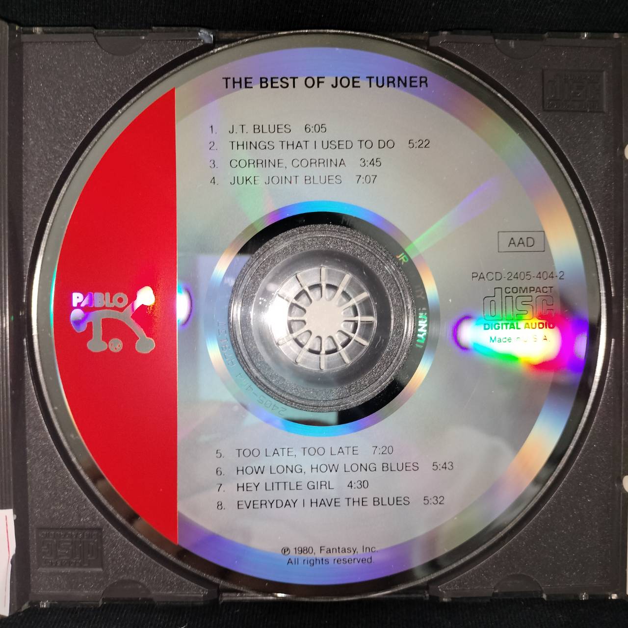 Joe Turner – The Best Of Joe Turner / USA / ปกในมีจุดเหลือง / มีรอยบ้าง