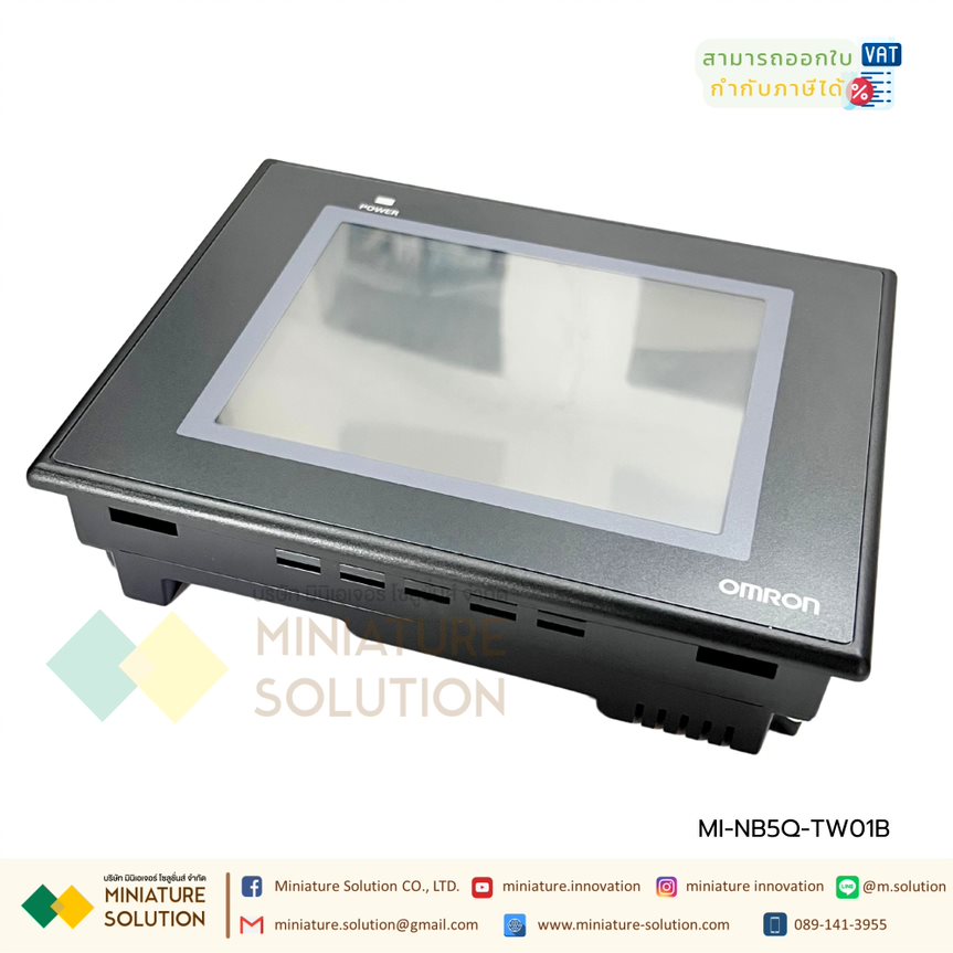 Omron NB5Q-TW01B Touch screen HMI, 5.6 inch QVGA (320 x 234 pixel), TFT color, Ethernet + USB Host