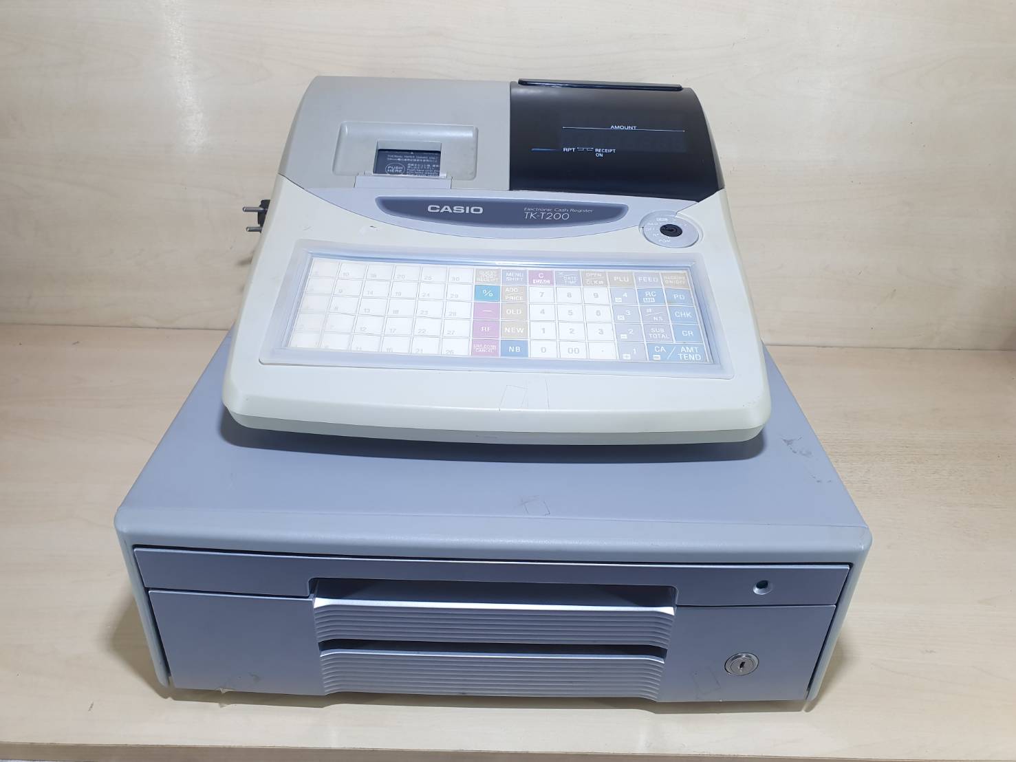 เครื่องบันทึกเงิืนสด Casio TK-T200 มือสอง
