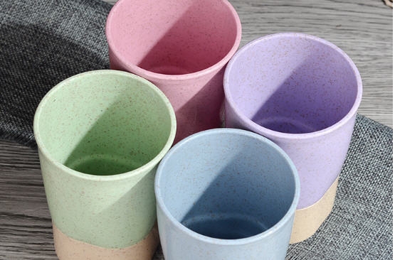 แก้วจากวัสดุธรรมชาติ,กระบอกน้ำ,แก้วน้ำอีโค,กระบอกอีโค่ ,แก้วน้ำรักษ์โลก,ECO CUPS,สินค้าฟางข้าวสาลี