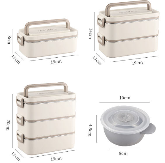 กล่องข้าวสแตนเลส,กล่องใส่ข้าวสแตนเลส,กล่องใส่อาหาร1ชั้น,2ชั้น,3ชั้น