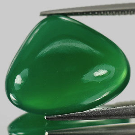 คาลซิโดนีสีเขียว (Green Chalcedony) 11.10 กะรัต