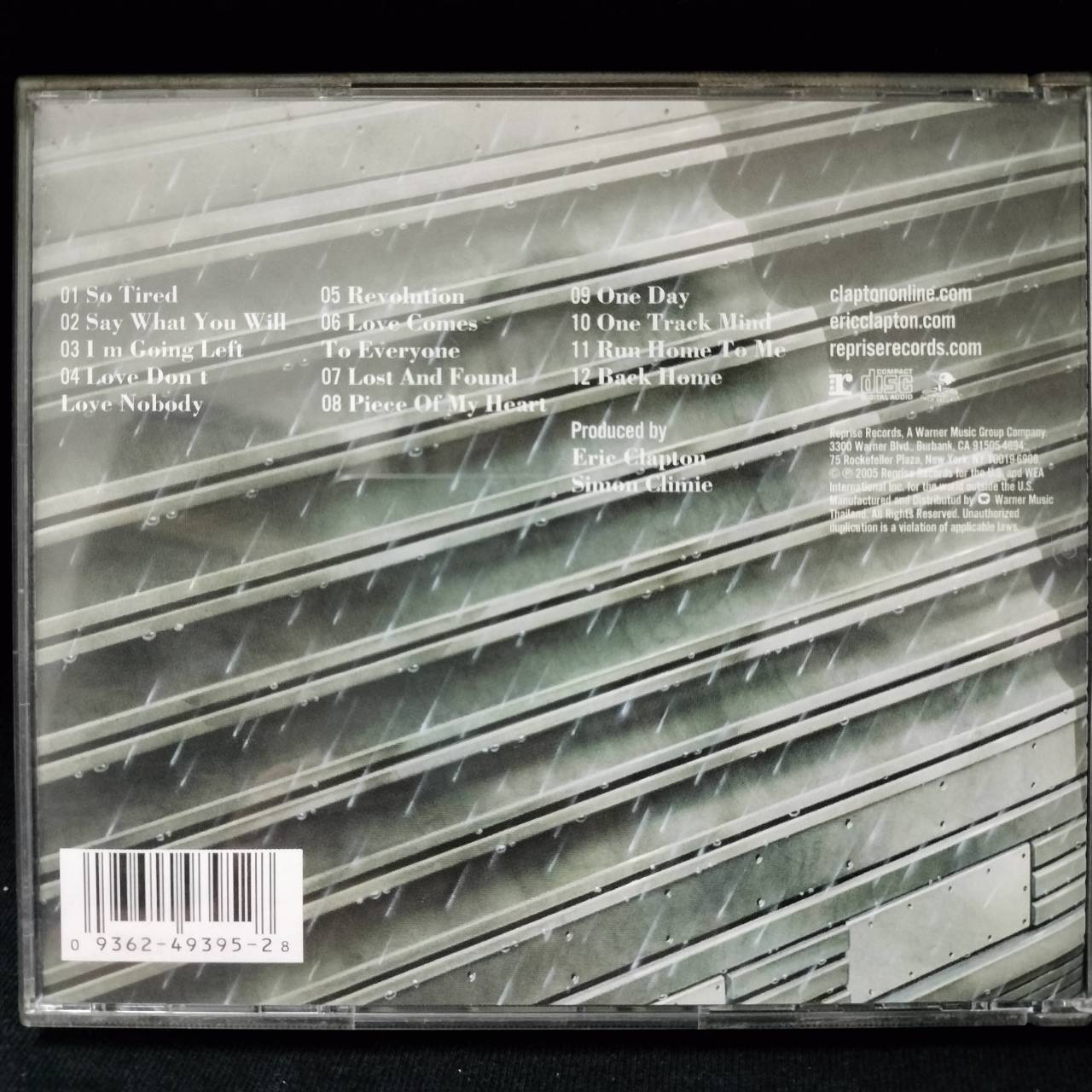 Eric Clapton – Back Home / THAILAND / แผ่นสภาพนางฟ้า