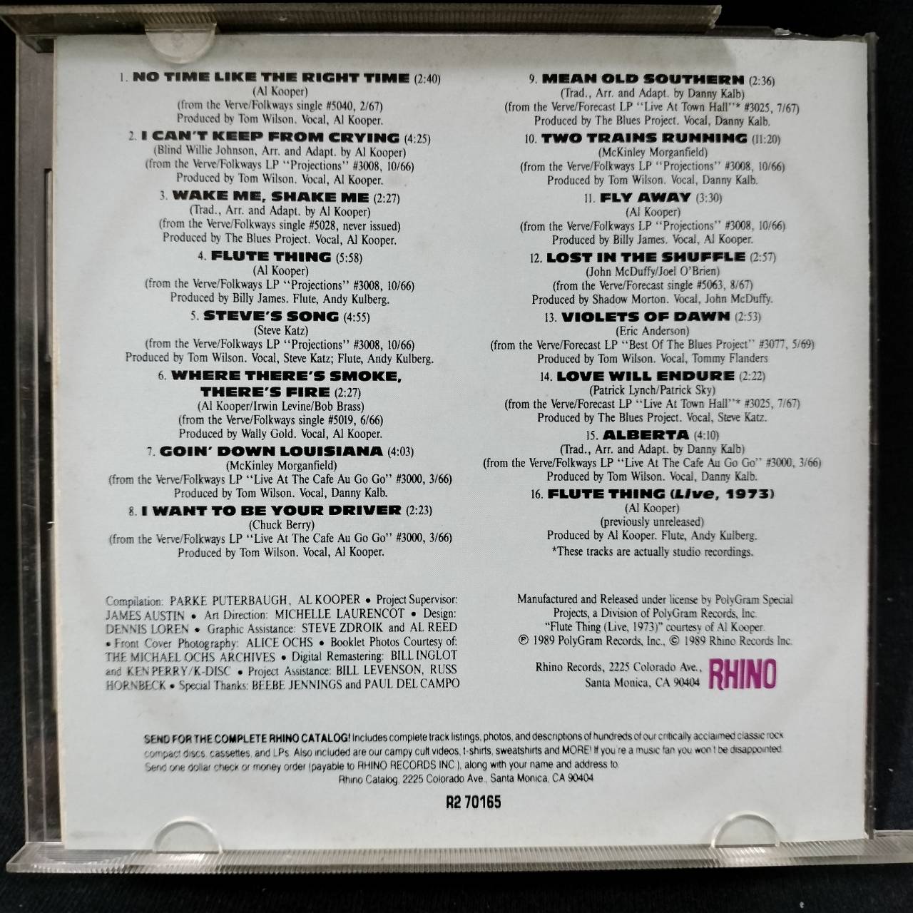 The Blues Project – The Best Of The Blues Project / USA / ฝากล่องหัก / แผ่นดี