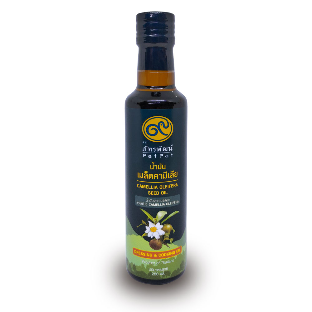 น้ำมันเมล็ดคามิเลีย ตรา ภัทรพัฒน์ Patpat Camillia Oleifera Seed Oil 250 ml. (04-7899)