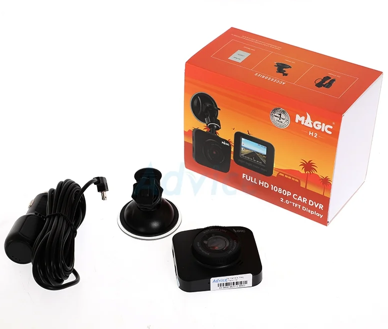 กล้องติดรถยนต์ MAGIC TECH H2 2.0" Car Camera