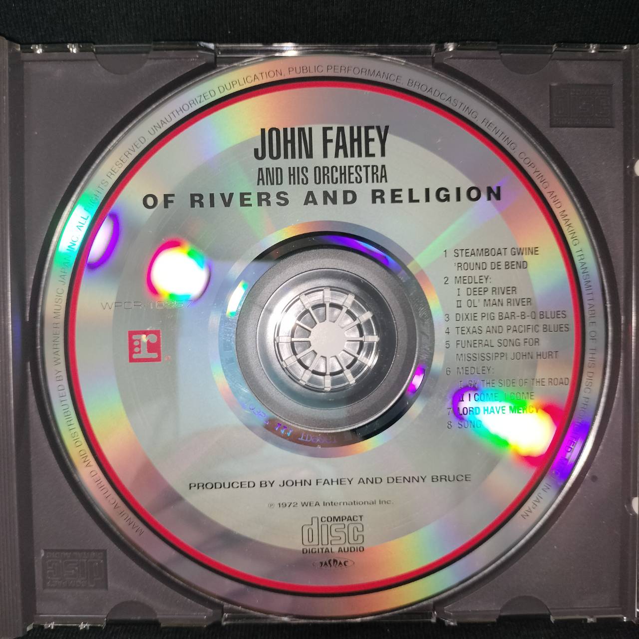 John Fahey And His Orchestra – Of Rivers And Religion / JAPAN / แผ่นสวย / มี Obi