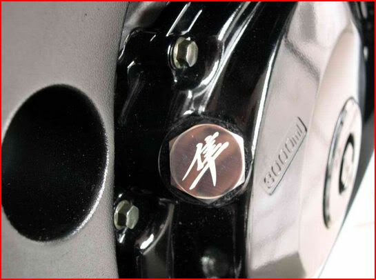ฝาน้ำมันเครื่อง โครเมี่ยม ลาย Hayabusa