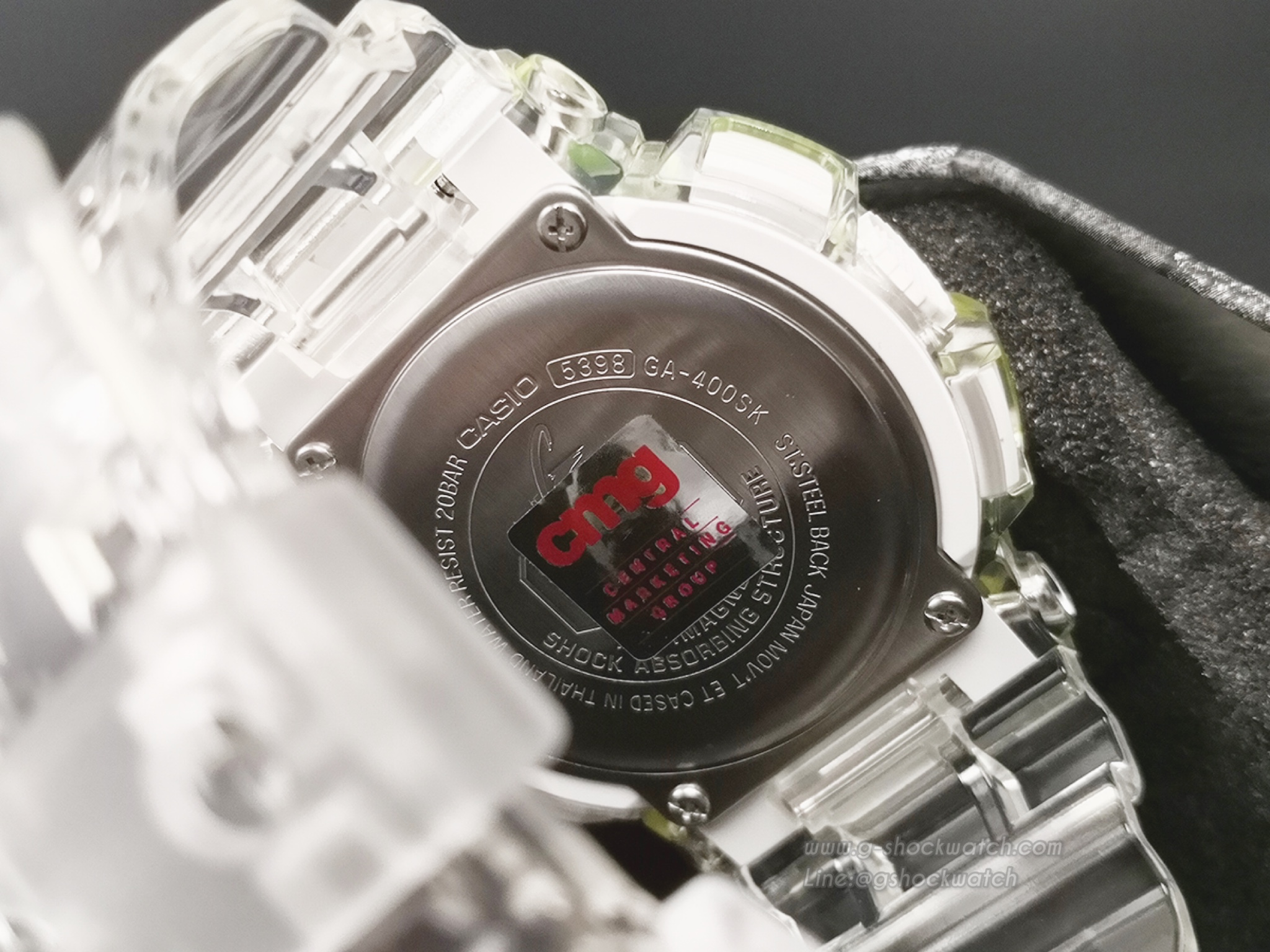 CASIO G-SHOCK นาฬิกาข้อมือ นาฬิกากันน้ำ นาฬิกาของแท้ ประกันศูนย์ CMG 1 ปี รุ่น GA-400SK-1A9