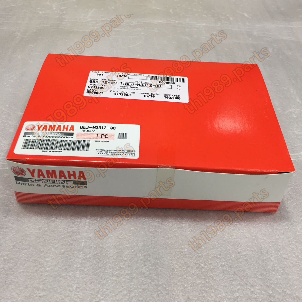 BEJ-H3312-00 ฝาครอบไฟเลี้ยวหน้าซ้าย FAZZIO 2022-2024 อะไหล่แท้ YAMAHA