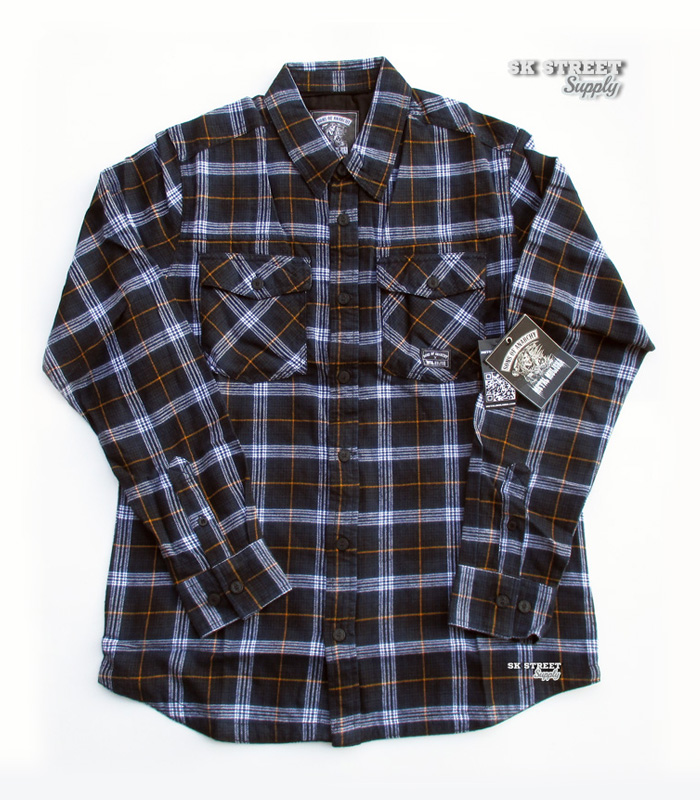 Metal Mulisha Sons Of Anarchy Mayhem Woven Shirt, Size S