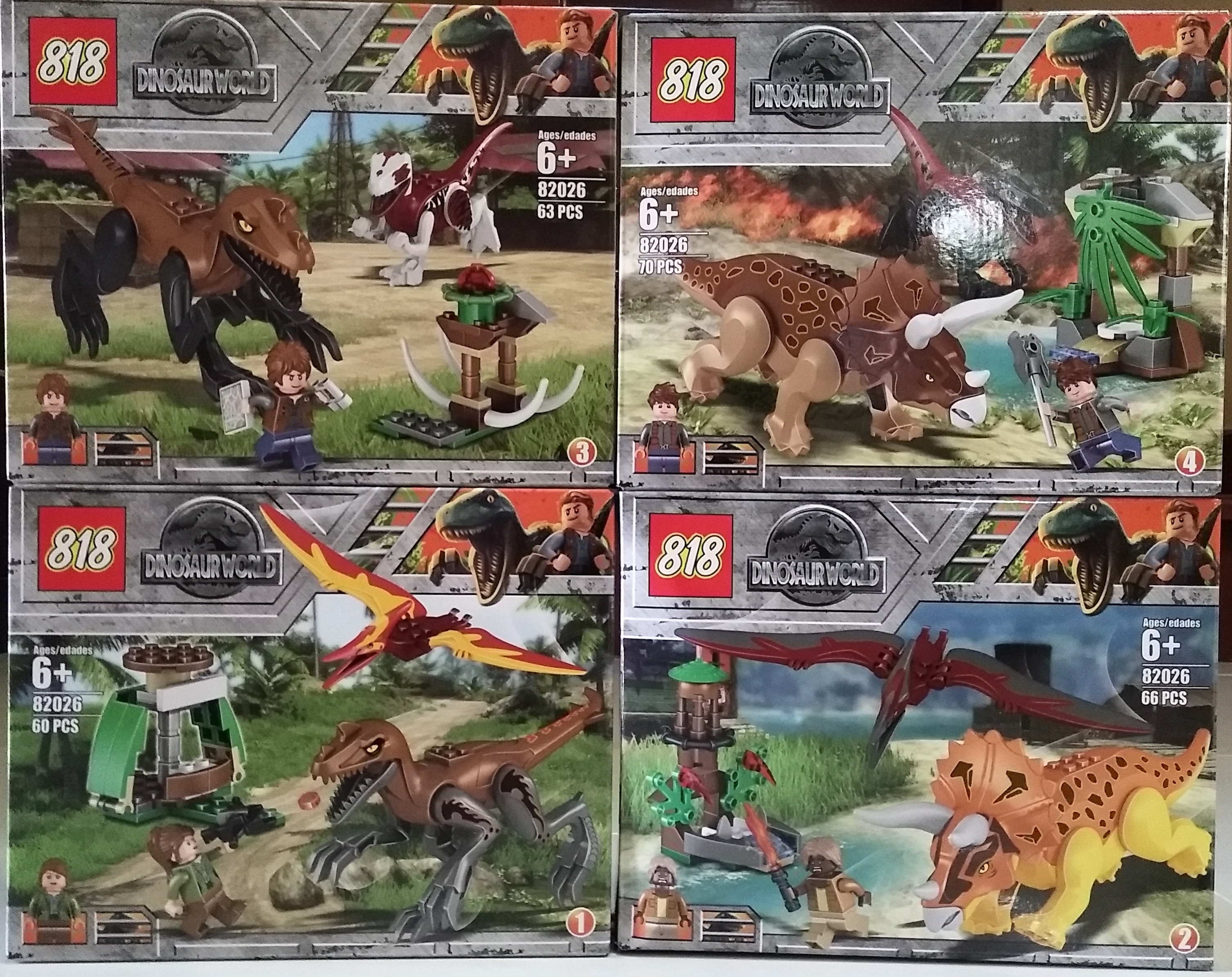 เลโก้จีน 818 No.82026 ชุด Jurassic World