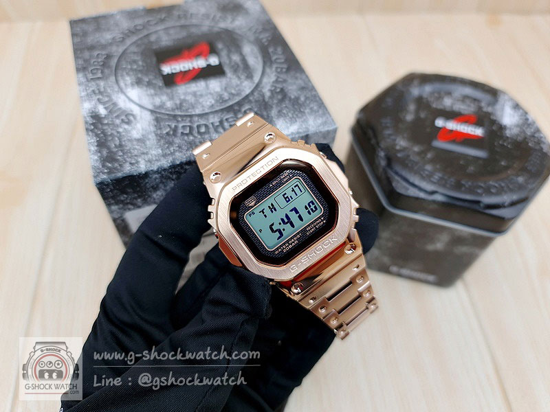 CASIO G-SHOCK นาฬิกาข้อมือ นาฬิกากันน้ำ นาฬิกาของแท้ ประกันศูนย์ CMG 1 ปี รุ่น GMW-B5000GD-4D