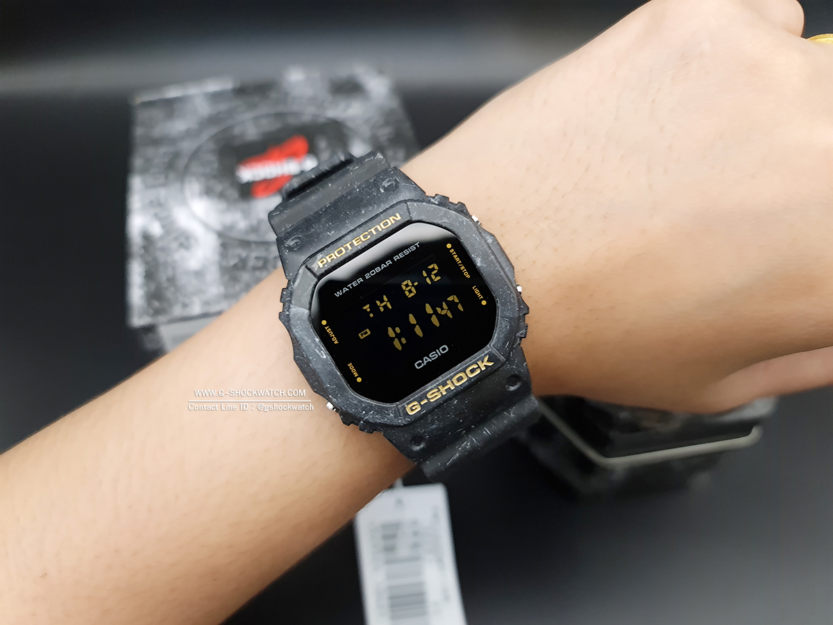 CASIO G-SHOCK นาฬิกาข้อมือ นาฬิกากันน้ำ นาฬิกาของแท้ ประกันศูนย์ CMG 1 ปี รุ่น DW-5600WS-1D