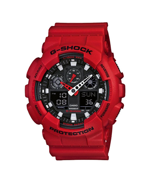 CASIO G-SHOCK นาฬิกาข้อมือ นาฬิกากันน้ำ นาฬิกาของแท้ ประกันศูนย์ CMG 1 ปี รุ่น GA-100B-4A
