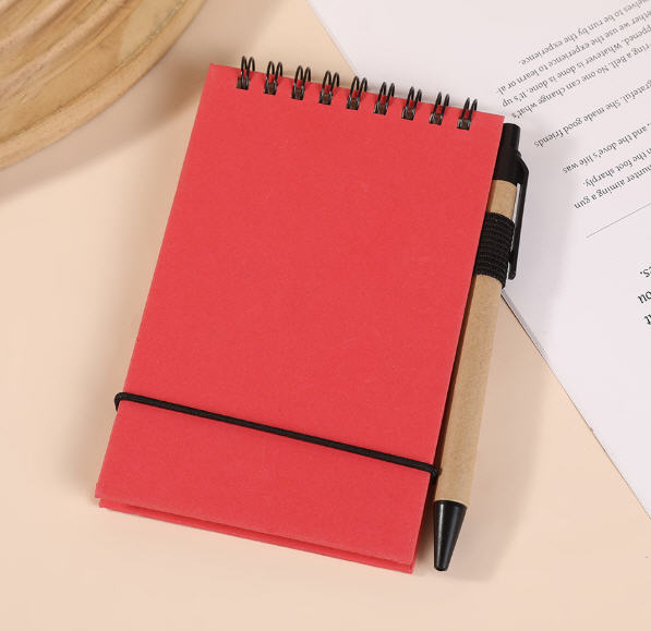 สมุด+ปากกา,ชุดสมุดสกรีนโลโก้