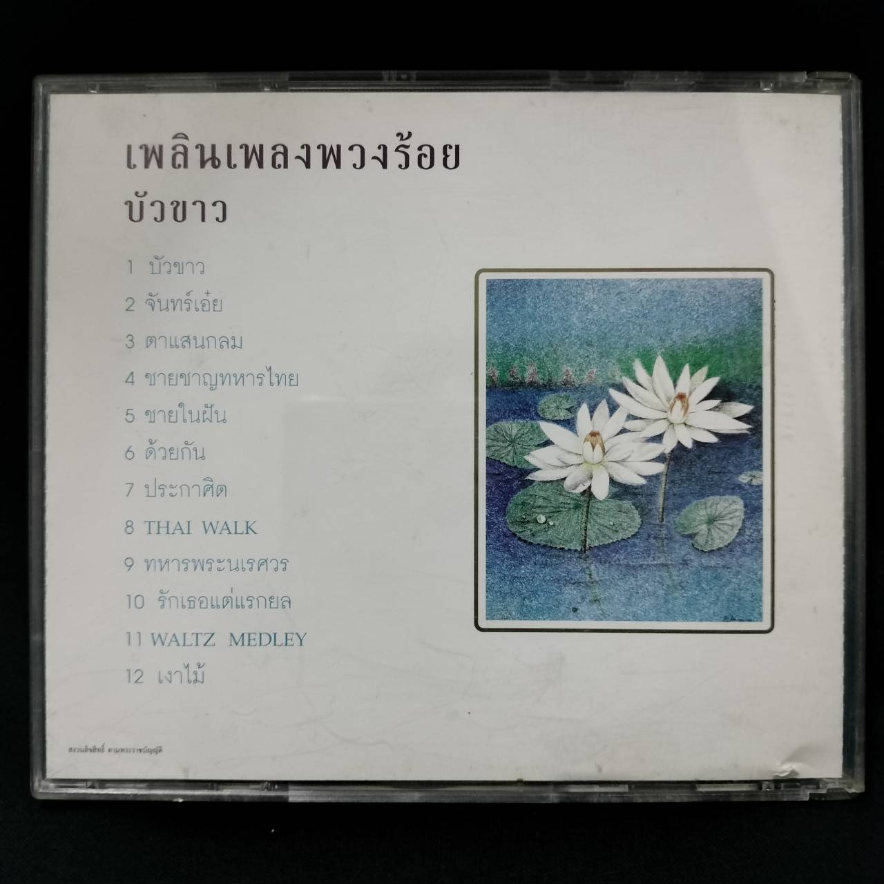 อินทุอร ศรีกรานนท์ - เพลินเพลงพวงร้อย บัวขาว / แผ่นดี
