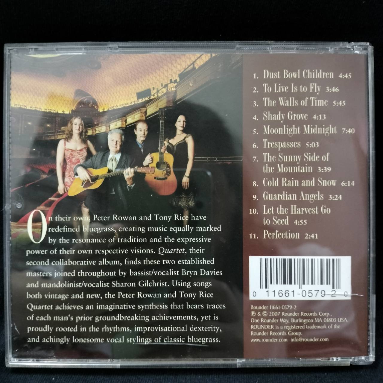 Peter Rowan And Tony Rice – Quartet / USA / แผ่นดี