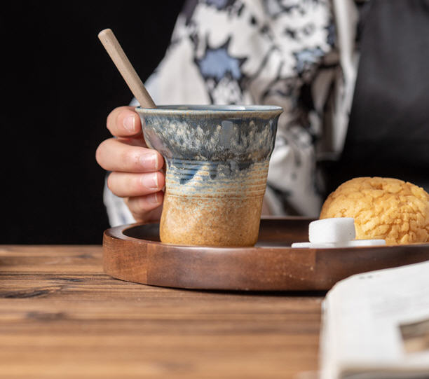 แก้วกาแฟ+ช้อน,แก้วกาแฟเซรามิก,แก้วกาแฟเซรามิค,200ml