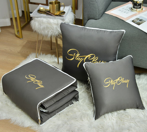 หมอนผ้าห่ม,หมอน,หมอนผ้าห่มโพลีเอสเตอร์, ขนาด40*40cm,100*150cm