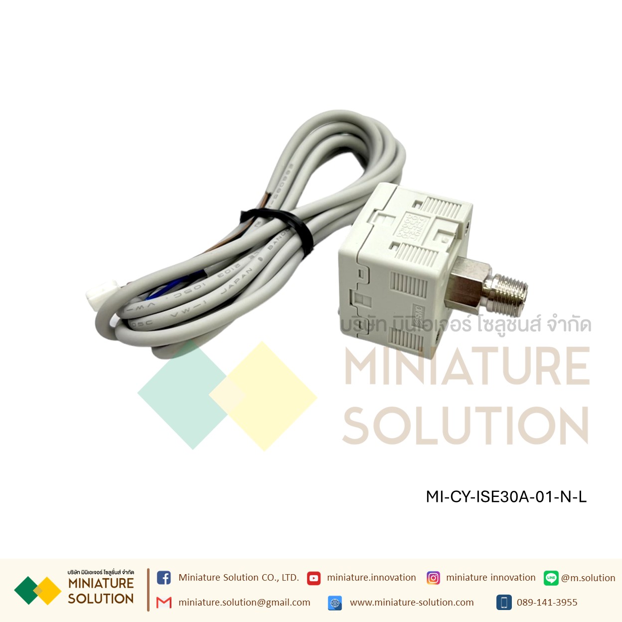 เครื่องวัดความดันดิจิทัล Pressure Switch Original genuine ISE30A-01-N-L positive pressure ZSE30AF-01-N-L mixing pressure