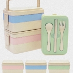 กล่องข้าว,กล่องข้าวฟางข้าวสาลี,กล่องข้าววัสดุธรรมชาติ