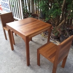 ชุดโต๊ะแก่นจันทร์ 2 ที่นั่ง
