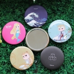 กระจกกลมพกพา,กระจกกลม,กระจกสกรีนโลโก้,กระจกพกพา,กระจกสกรีนโลโก้,ของชำร่วย,รับผลิตตามออเดอร์