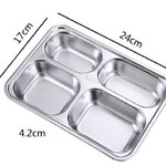 ถาดสแตนเลส2,3,4ช่อง,ถาดหลุมสแตนเลส,ถาดสแตนเลส,ถาดใส่ข้าว