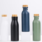 ขวดน้ำสแตนเลส,ขวดน้ำสแตนเลสฝาไม้