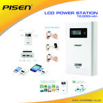 PISEN แบตสำรองแท้ 10,000 mAh พาวเวอร์แบงค์ LCD Power Station รุ่น TS-D111 จอ LCD แสดงผล ชาร์จเร็ว 2.4A สวิตซ์ทัชกรีน Dual USB คู่ 5V-2A เก็บประจุเต็มที่ได้ยาวนาน พกพาสะดวก ฟรี!! สาย Micro USB - สีขาว
